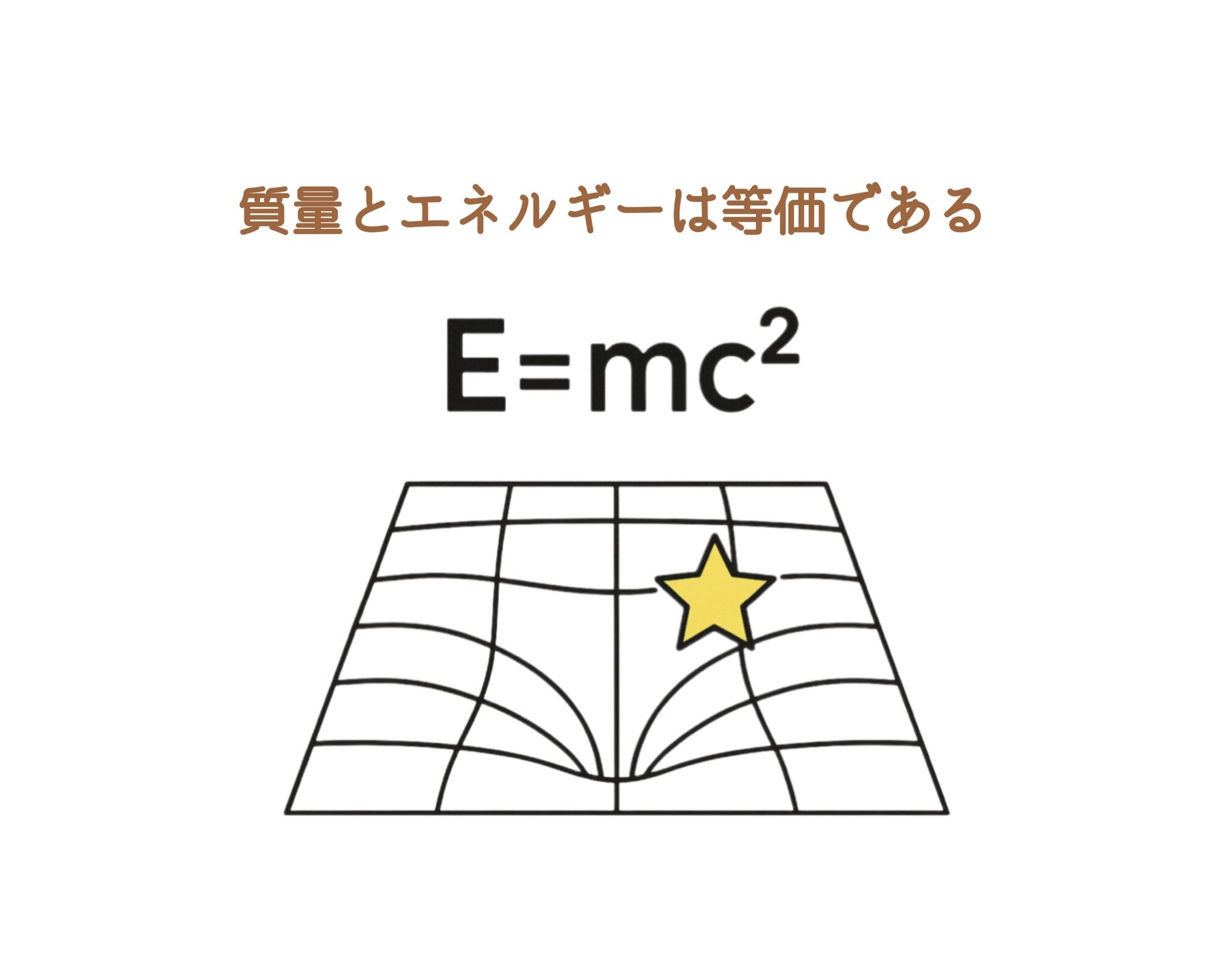 質量とエネルギーは等価である