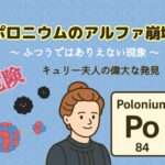 ポロニウムのアルファ崩壊
