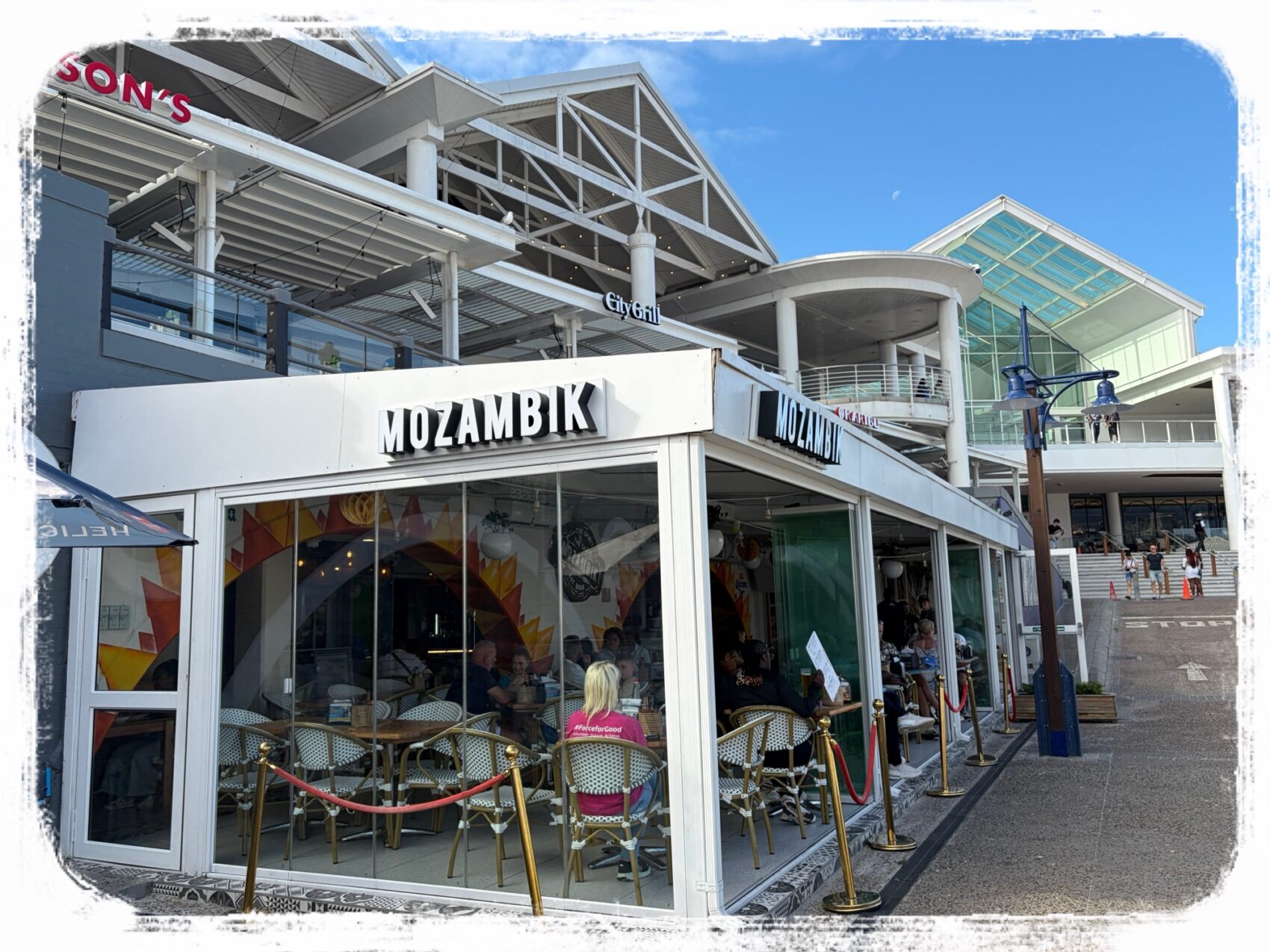 ケープタウンでのディナー