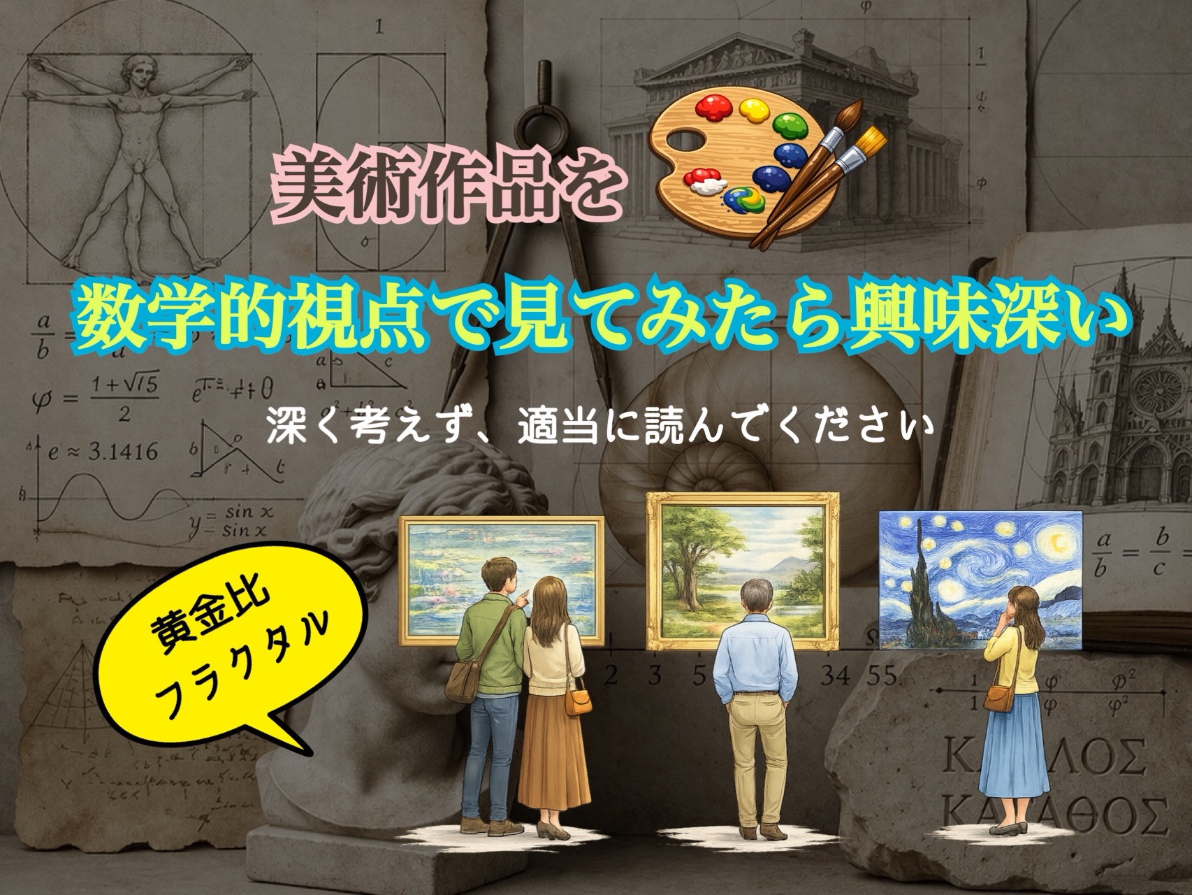 感性に頼らない美術の楽しみ方|“美しさ”を数学で読み解く